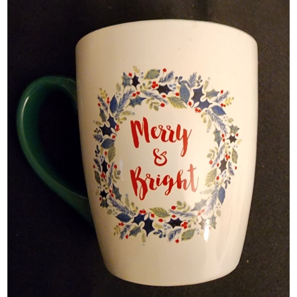 Merry and Bright Christmas Mug FAO Schwarz